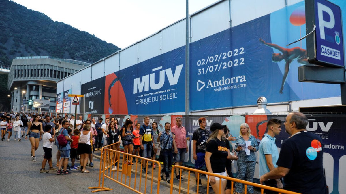 L'espectacle 'MUV', del Cique du Soleil, ha tingut 83.000 espectadors.