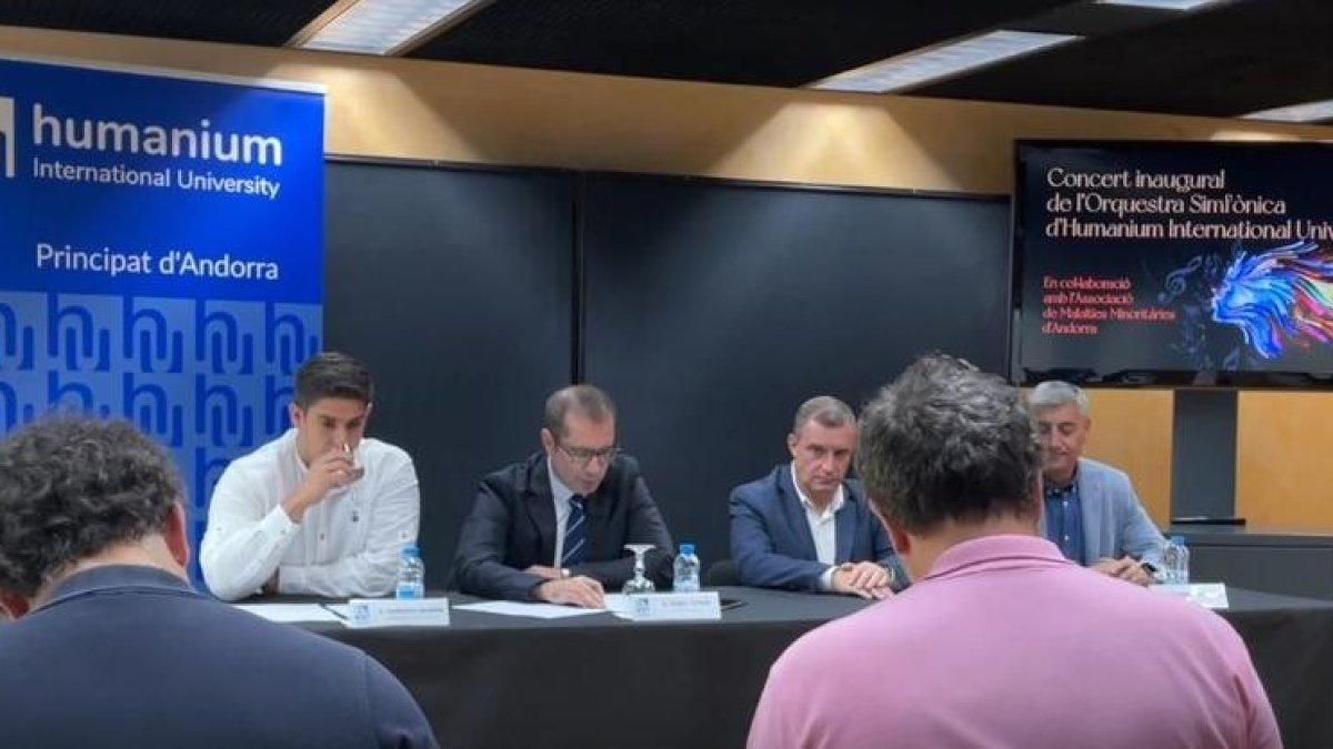 Presentació del concert d'Humanium