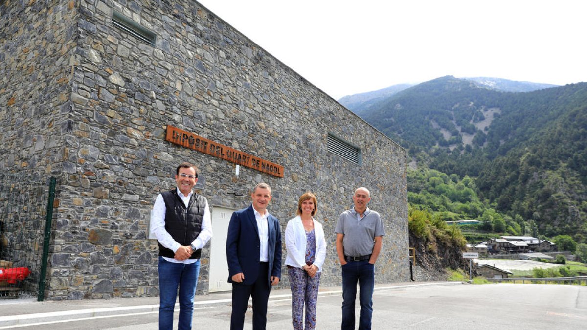 Inauguració del dipòsit de Nagol.
