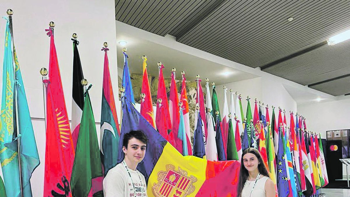 Els representants d'Andorra a Sorrento.