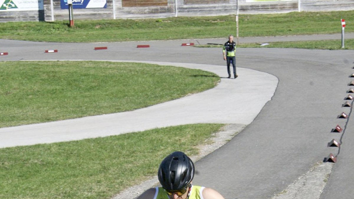 Esteve, en una competició anterior.