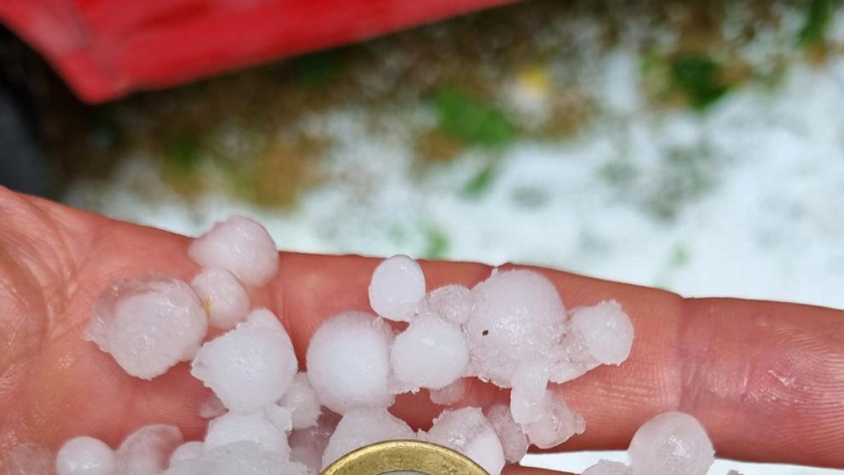 Tempestes amb calamarsa al nord del país