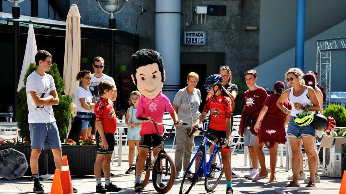 Un instant de la Purito Kids celebrada ahir.