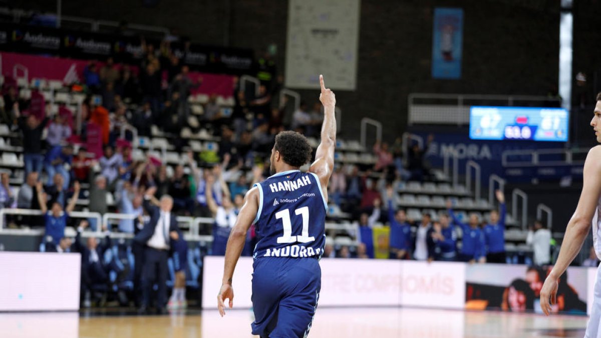 Clevin Hannah, en un partit del curs passat.