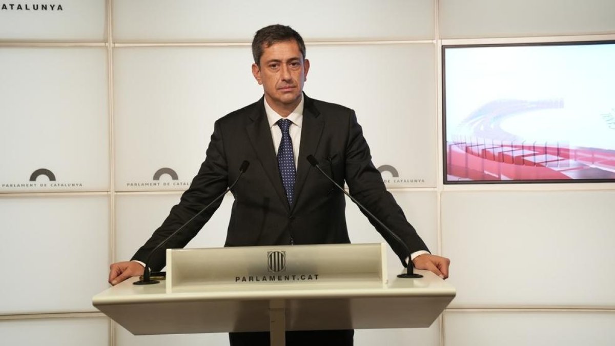 El diputat de VOX al Parlament de Catalunya, Antonio Gallego