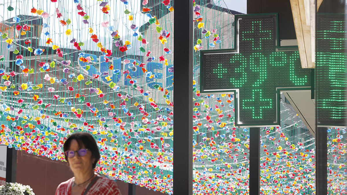 Un termòmetre marcant la temperatura