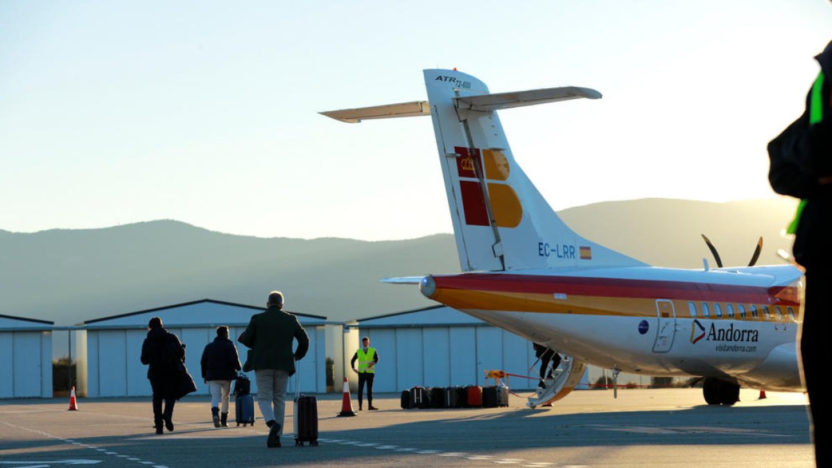L'aeroport de la Seu d'Urgell-Andorra.