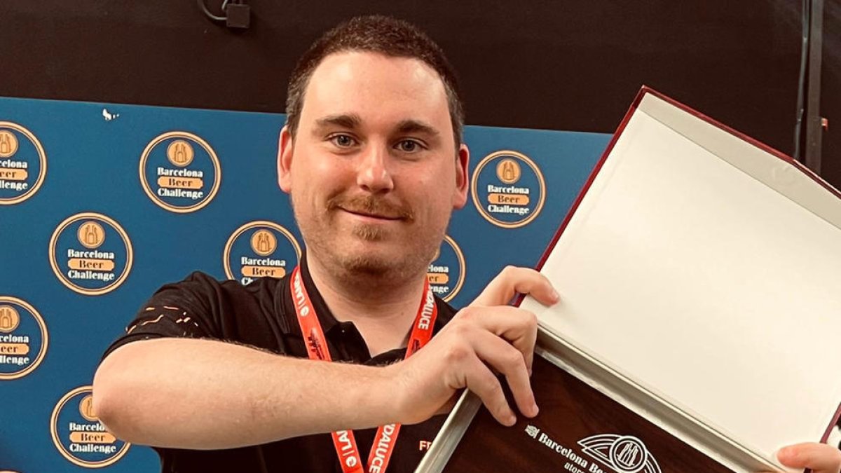 L'entrega del guardó al Barcelona Beer Challenge