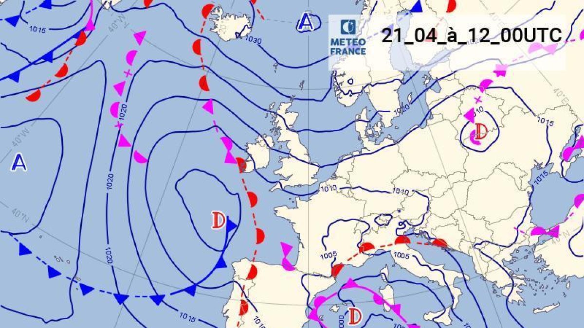 Un flux del nord-est porta nuvolositat i més precipitacions