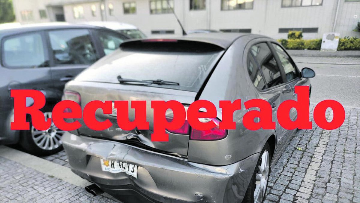 El Seat León localitzat.