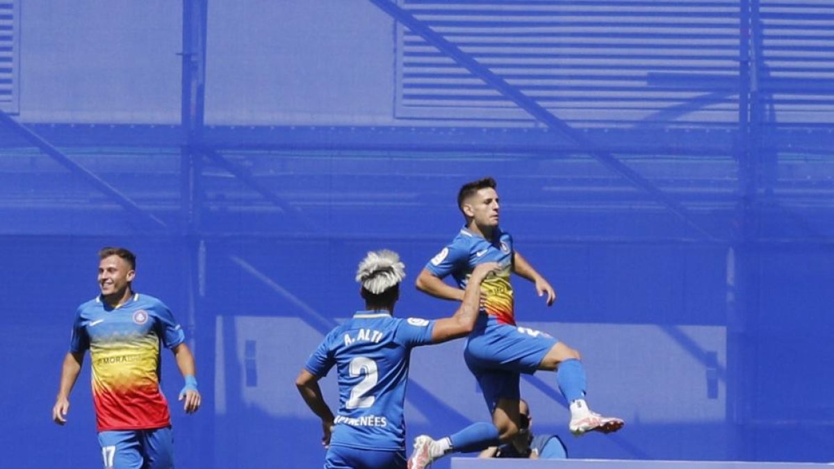 Ivan Gil celebra el gol tricolor