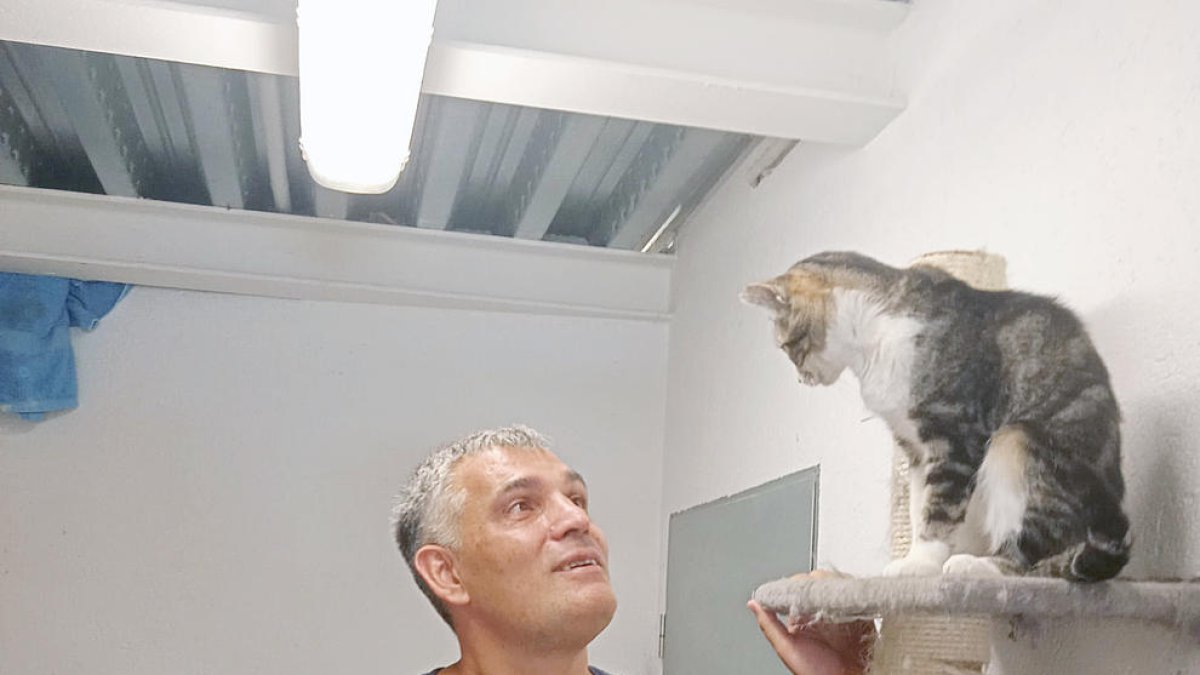 Josep Mas, president de Laika, a la gatera.