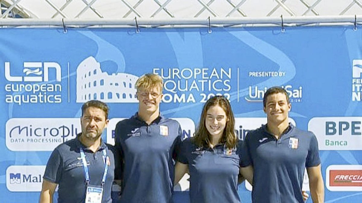 La delegació andorrana a Roma.