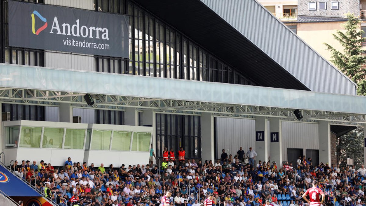 L'afició va viure la jornada amb molta intensitat.