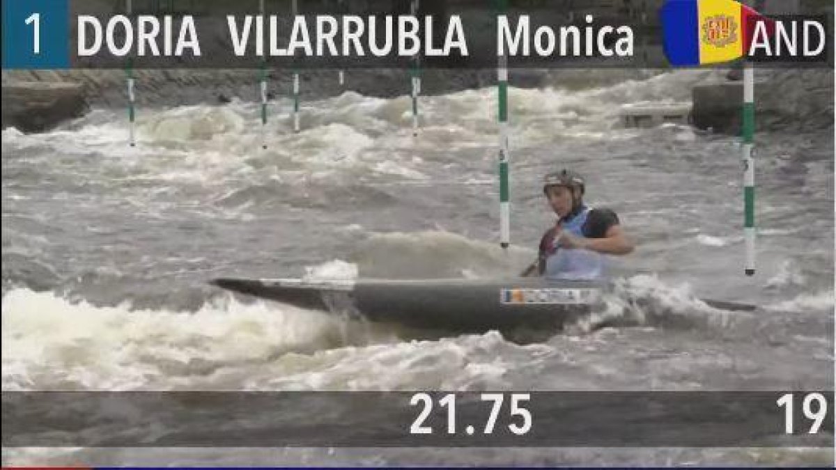 Mònica Doria durant la final d'aquest matí