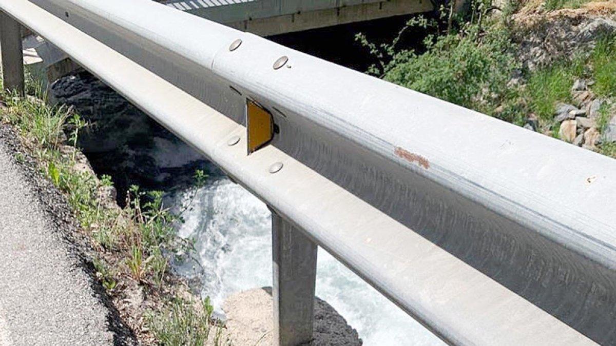 Estat de les barreres de seguretat a la CG-5.