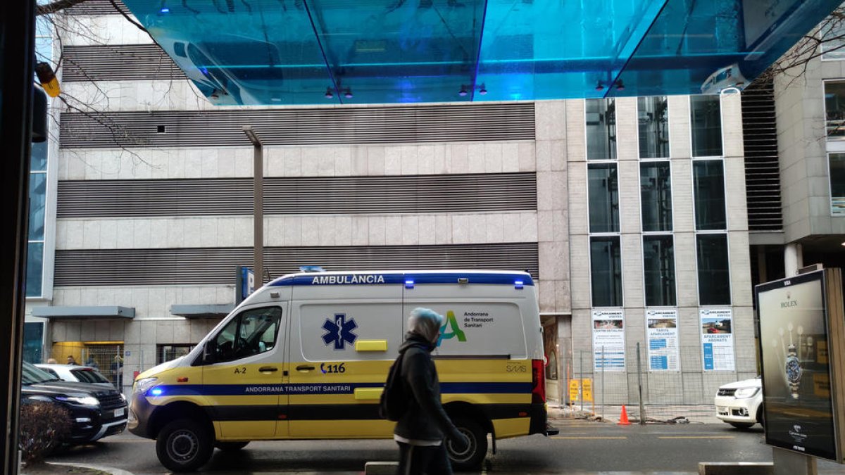 Una ambulància de l'actual adjudicatària.