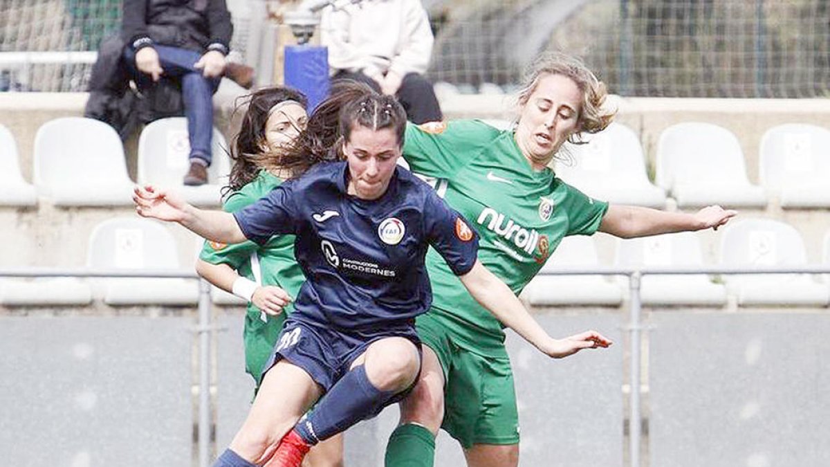 Un partit d'aquesta temporada de l'Enfaf femení.