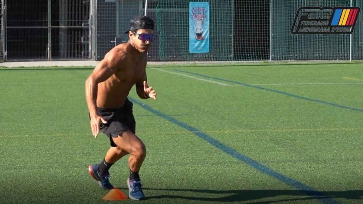 Verdú entrenant a Ordino