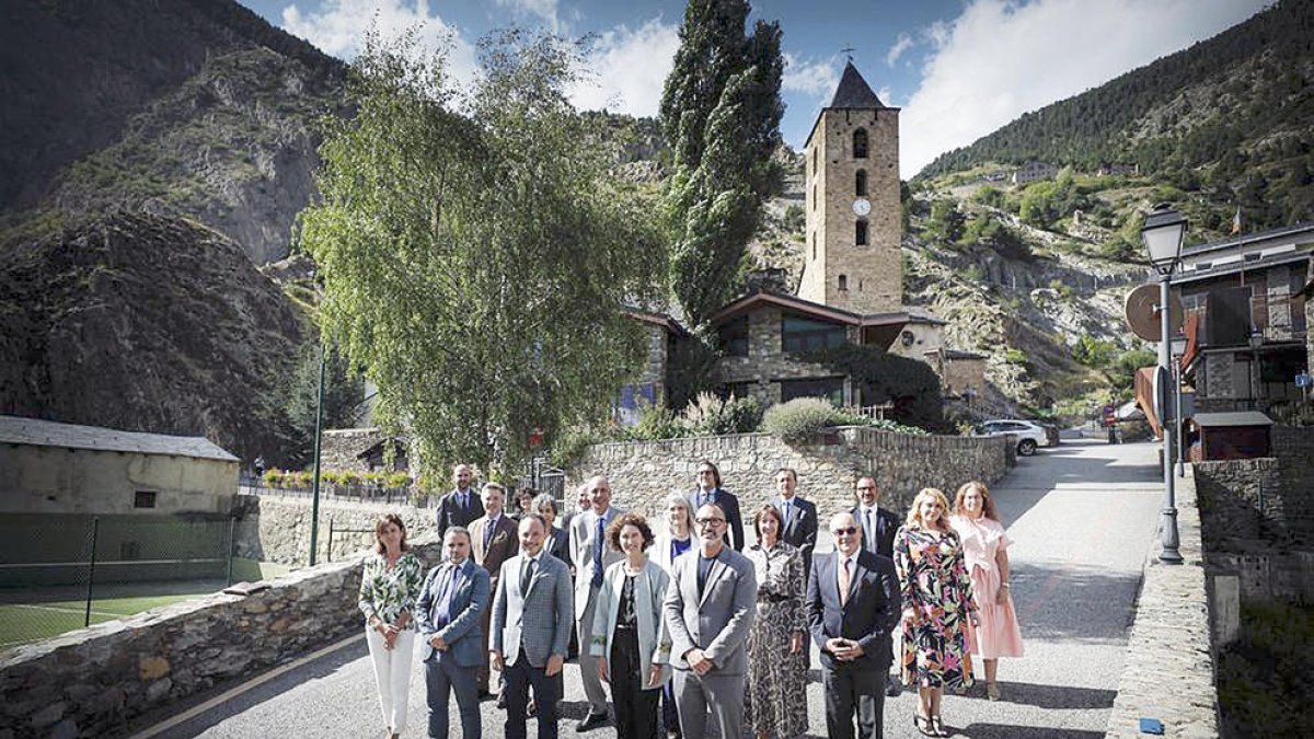 La trobada d'ambaixadors celebrada ahir a Canillo.