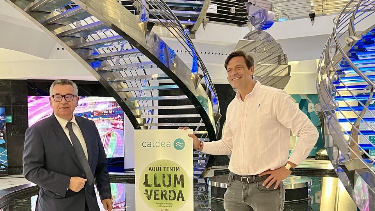 El director general de Caldea, Miguel Pedregal i Albert Moles