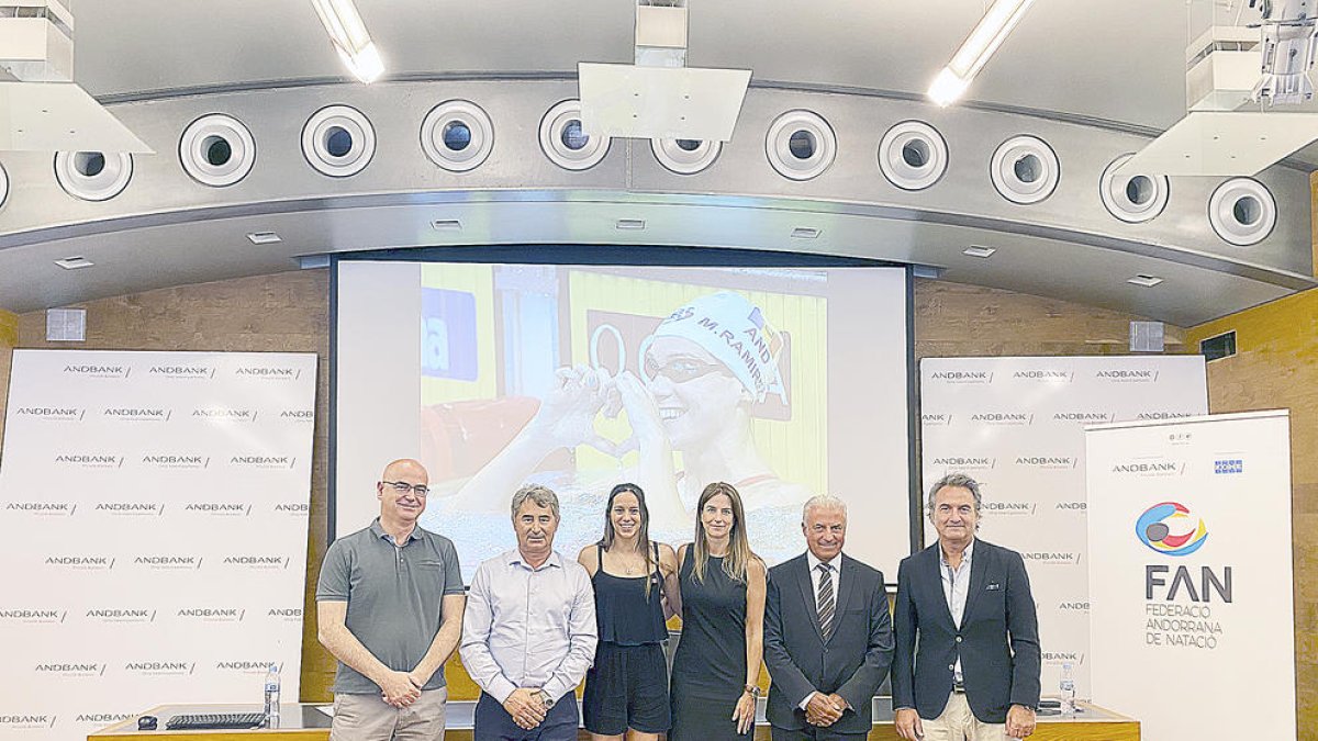 Homenatge a Ramírez a la seu d'Andbank.