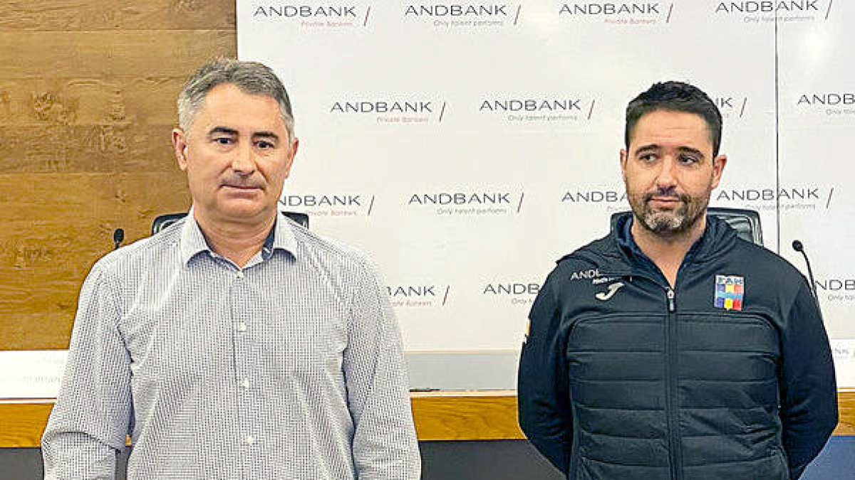 El president de la FAN, Joan Clotet, i el director tècnic, Alfonso Maltrana.