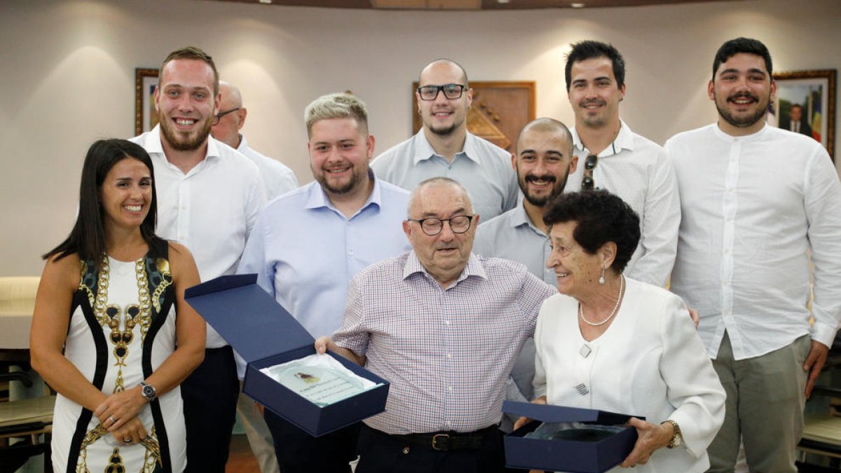 L'homenatge als padrins d'Encamp.