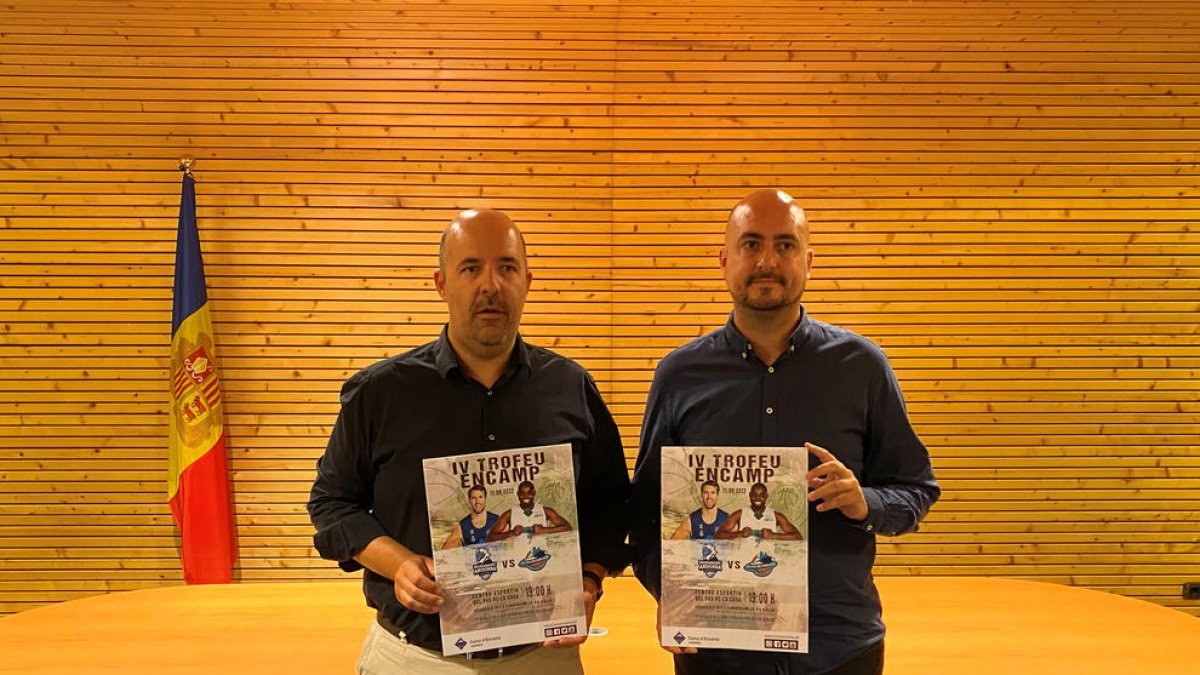 Presentació del Trofeu Encamp, ahir al Pas de la Casa.