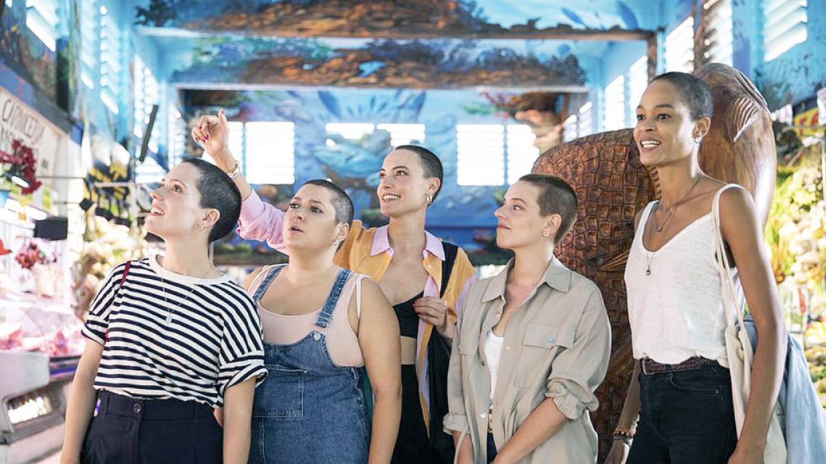 Les protagonistes de la sèrie.