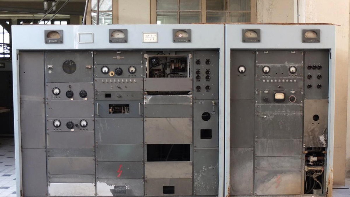 Emissor de Radio Andorra en procés de restauració.