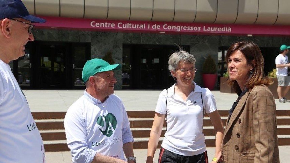 El cònsol major lauredià i la ministra Vilarrubla