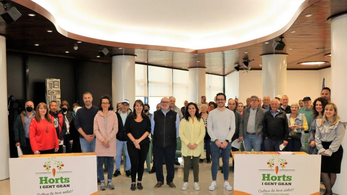 El sorteig dels horts socials de la gent gran s'ha fet avui