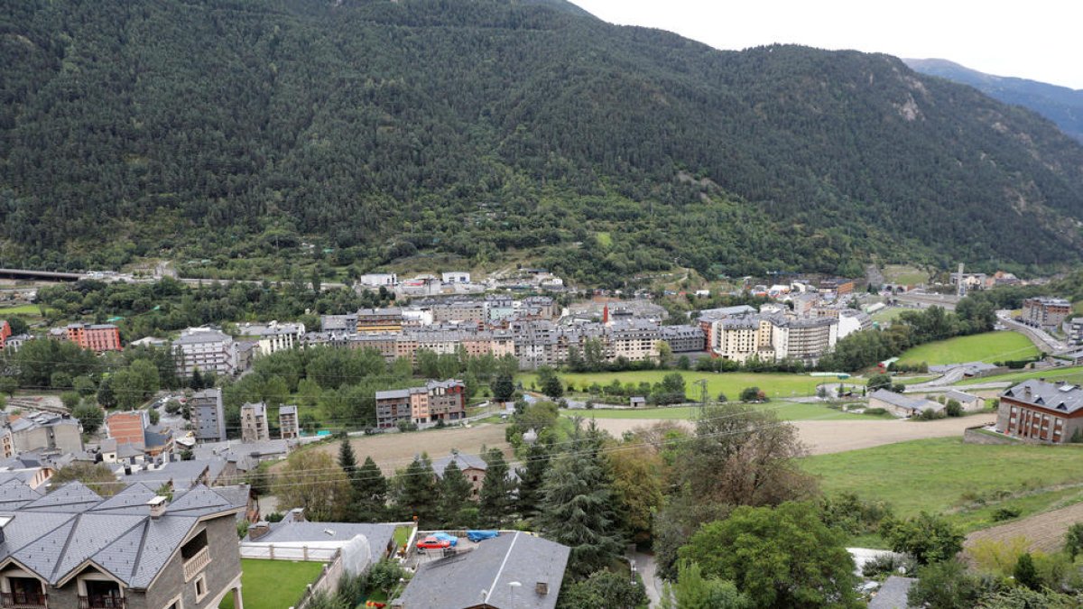 La zona on es preveia construir el macrocomplex esportiu de l'FC Andorra.