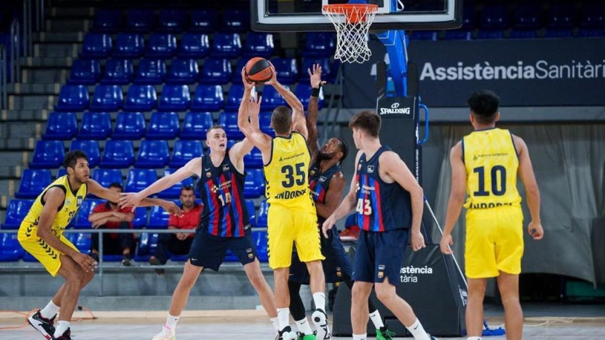 El MoraBanc Andorra obre la pretemporada amb derrota al Palau