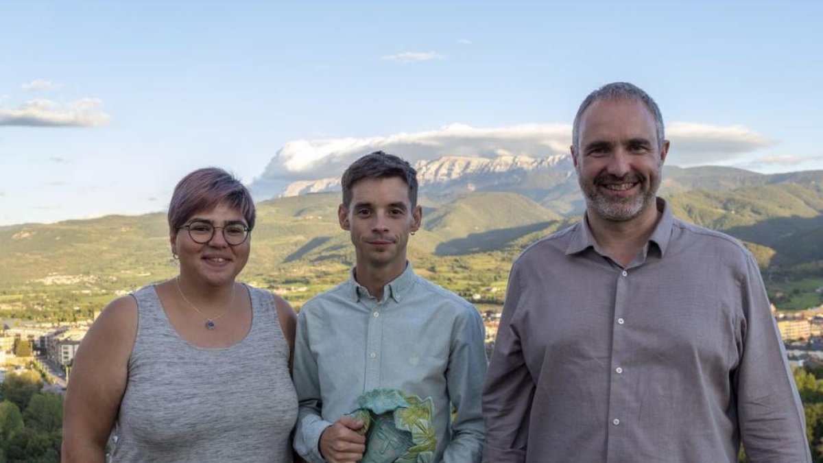 Glòria Rigola, Ivan Caro i Jordi Fàbrega.