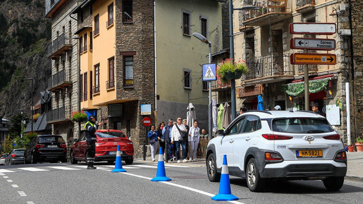 pas de vianants a canillo