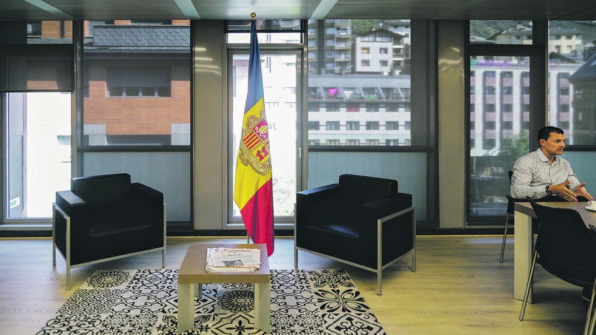 El ministre de Presidència, Economia i Empresa, Jordi Gallardo.