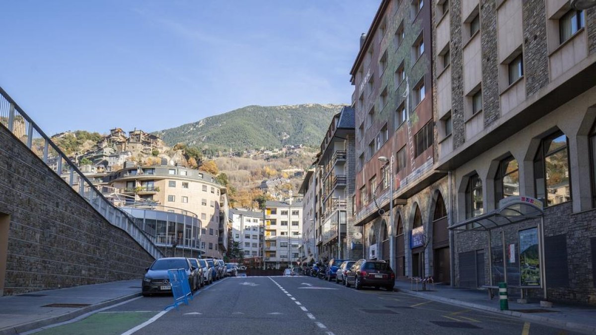 El carrer Prat Gran d'Escaldes-Engordany