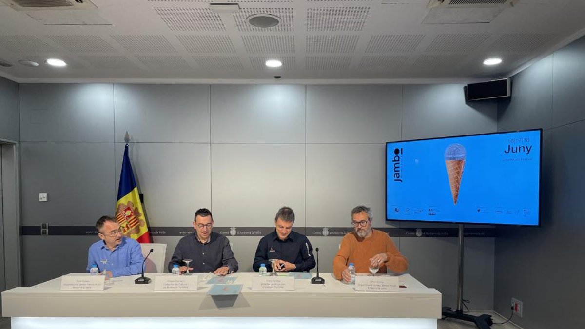 Els organitzadors del festival.