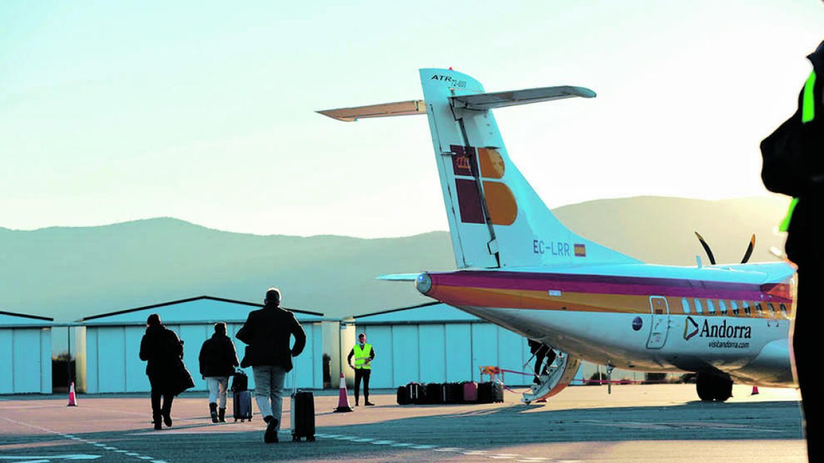 L'aeroport d'Andorra-la Seu.