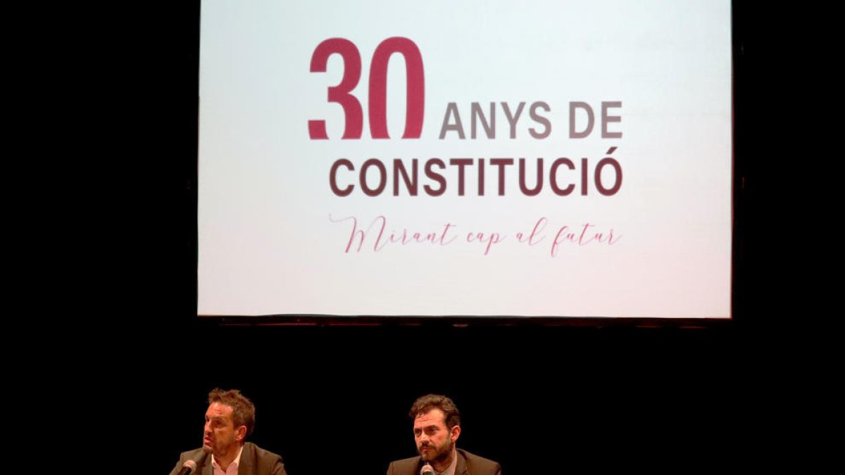 López i Alís presentant el projecte que començarà el 3 de maig