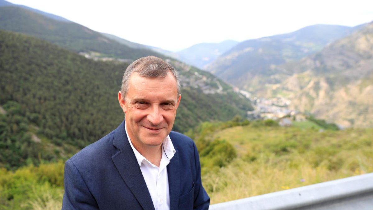 El cònsol major de Sant Julià de Lòria, Josep Majoral.