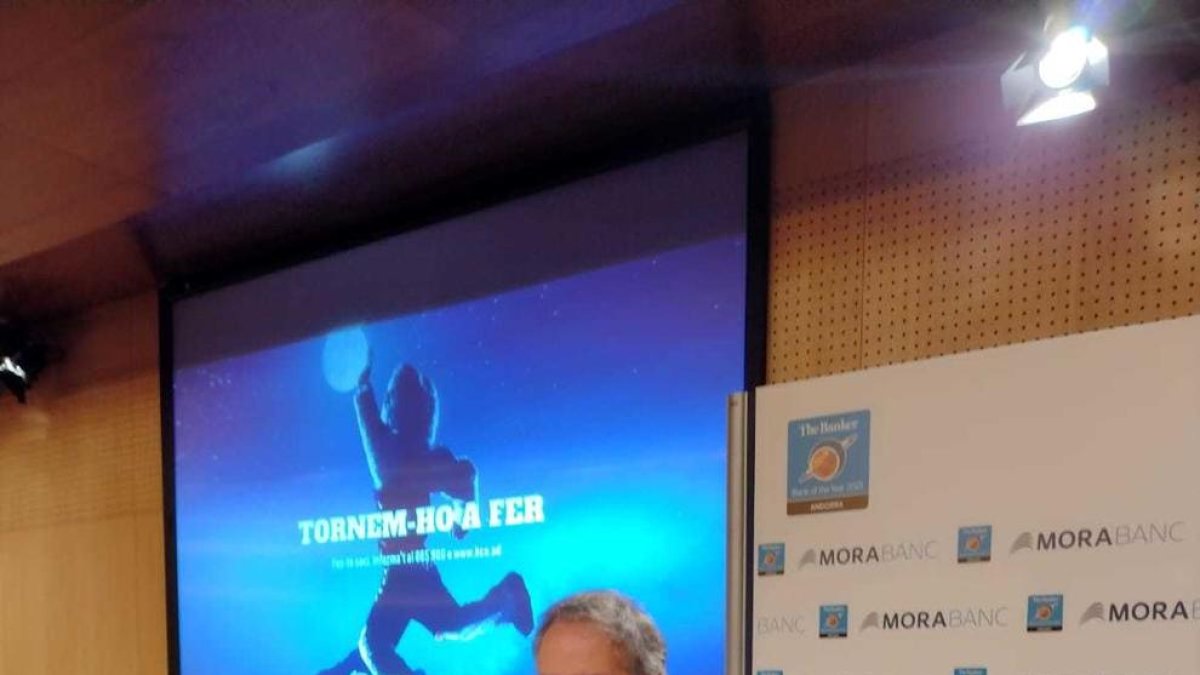 Gabriel Fernández ha presentat la campanya de socis del MoraBanc