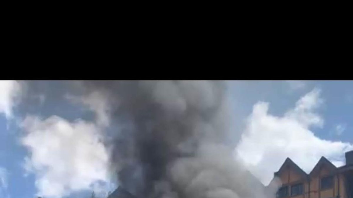 La furgoneta que s'ha incendiat