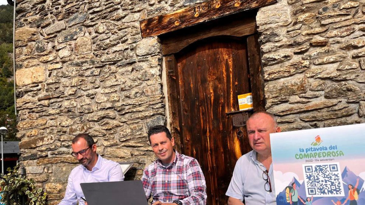 Presentació de la Pitavola del Comapedrosa, ahir a Arinsal.