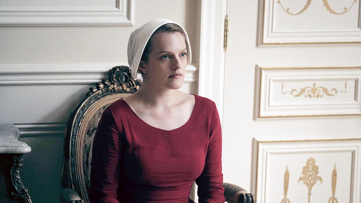 Elisabeth Moss en un moment de la sèrie.