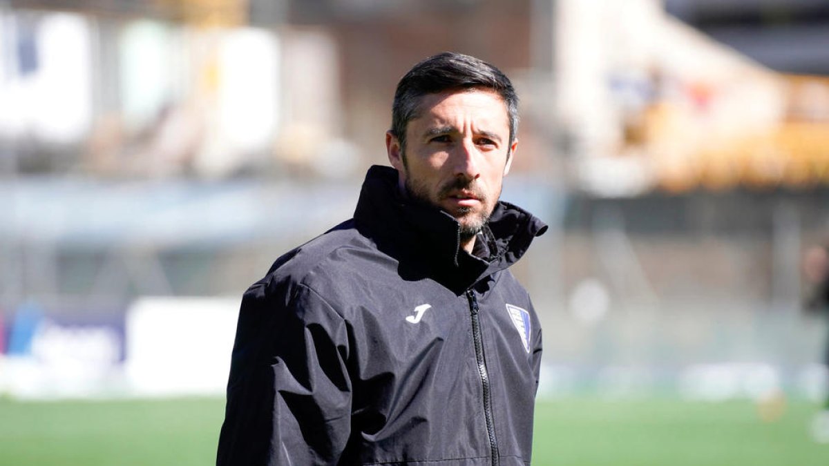 Fede Bessone, en un duel amb l'Inter.