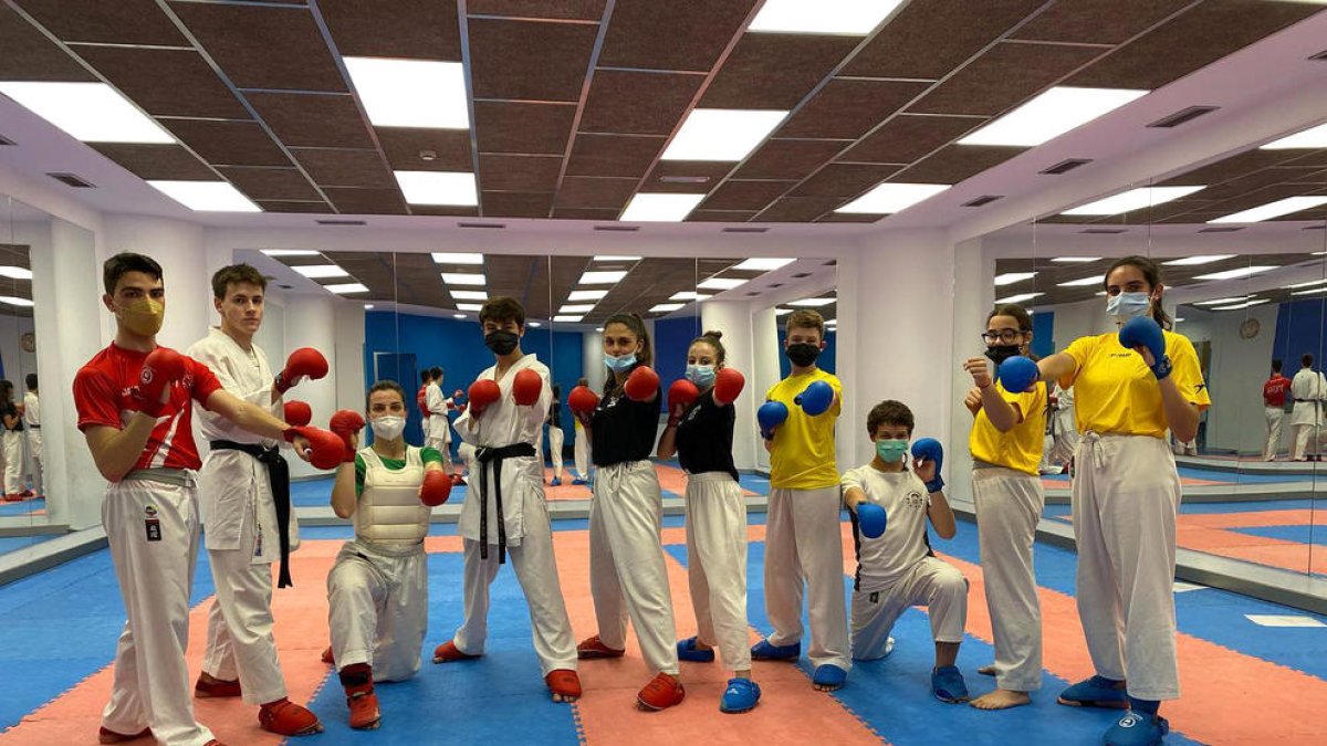 Els integrants del Karate Xavi Andorra.