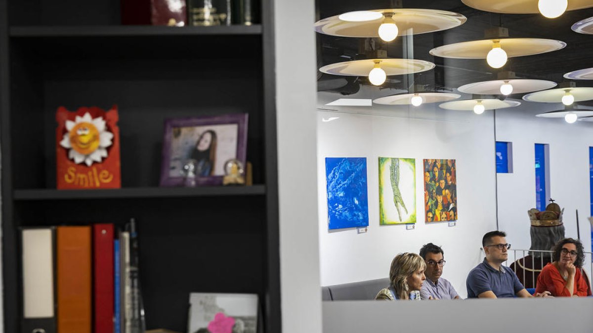 Presentació en roda de premsa de l'inici i novetats del curs 2022-2023 de les escoles artístiques de La Llacuna